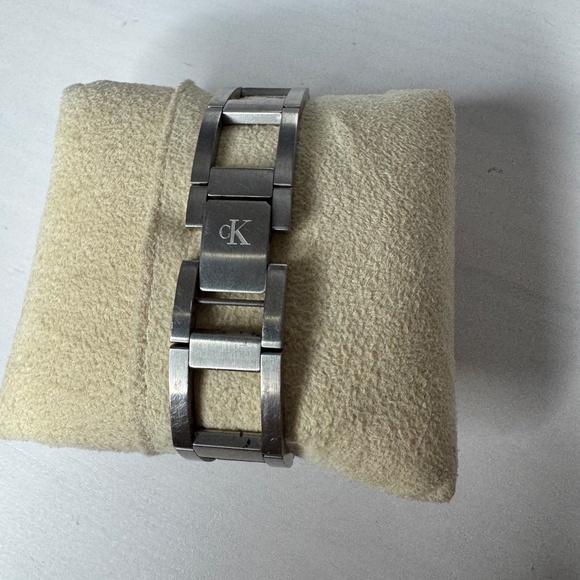 Women's Calvin Klein Retangular white dial stainless steel Quartz Watch - Picture 6 of 8